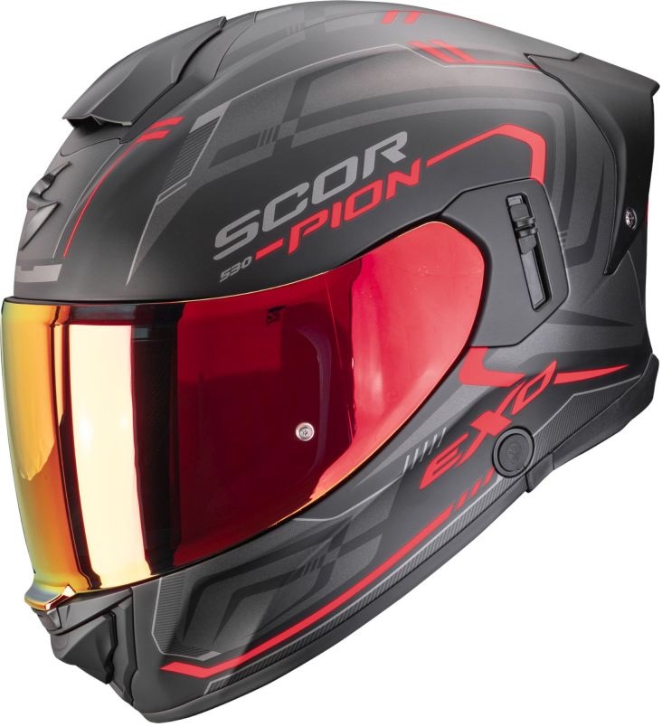 Scorpion EXO-530 Air Slope Hjälm Mattsvart/Röd